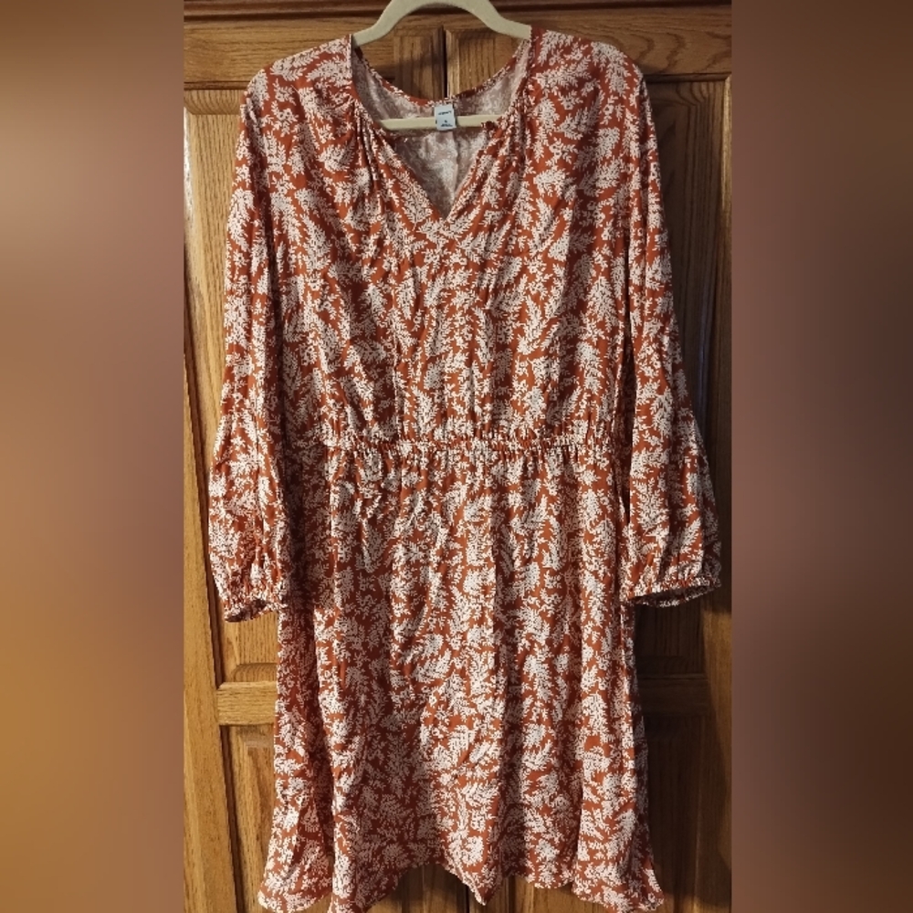 Old Navy Elastic Waist Floral Dress